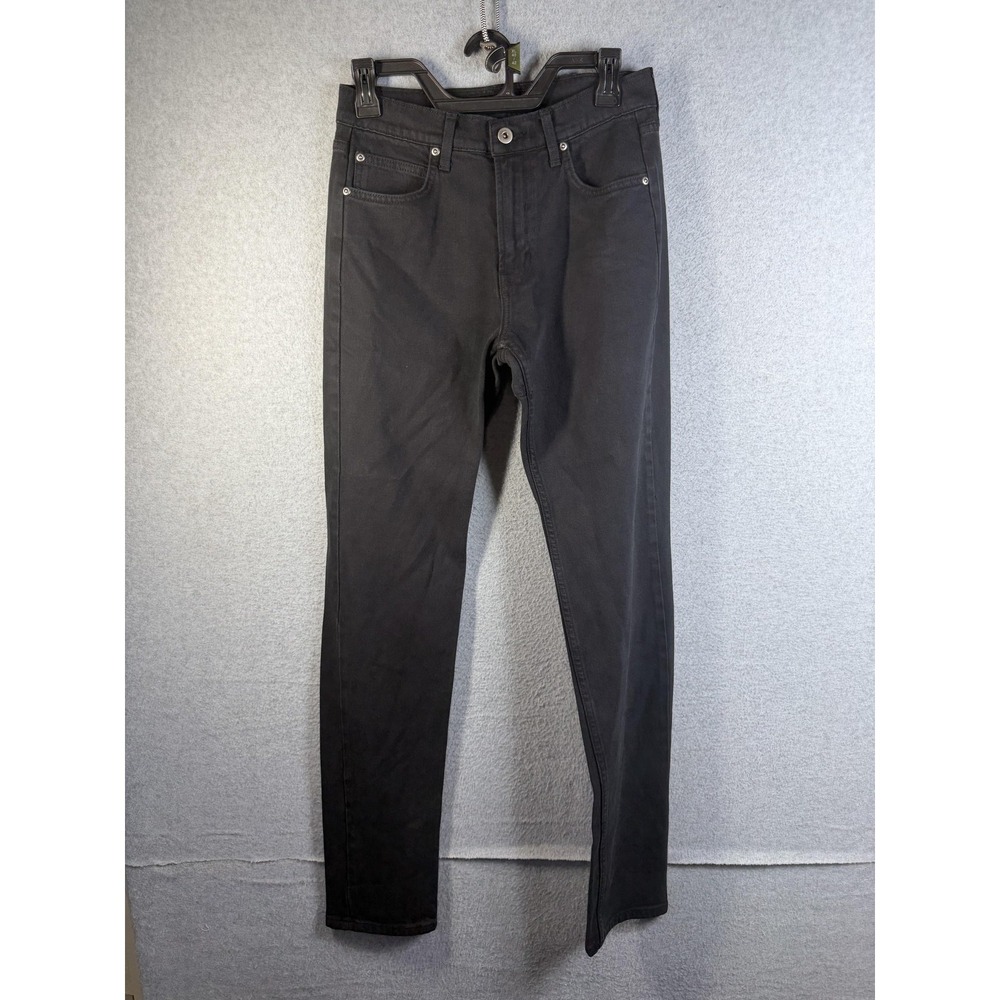 Cadence Jeans Mens 28x32 Black Denim Slim Skinny Dark Wash Zip Fly Pants